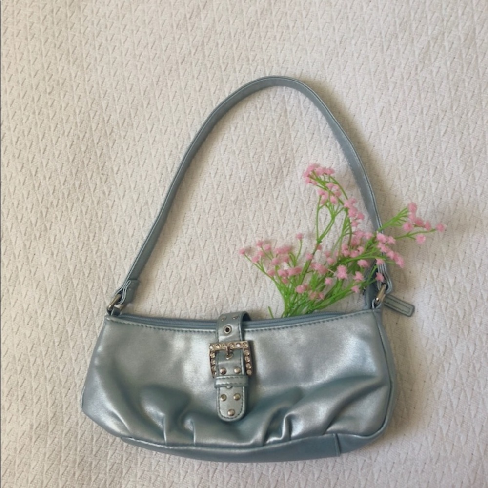 BABY BLUE DIAMOND MINI BAG 💎